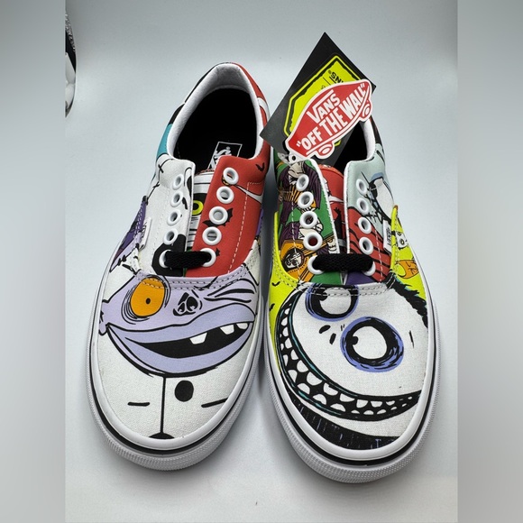 Vans Era Disney Nightmare Before Christmas Jack Skellington & Sally 8W 6.5M